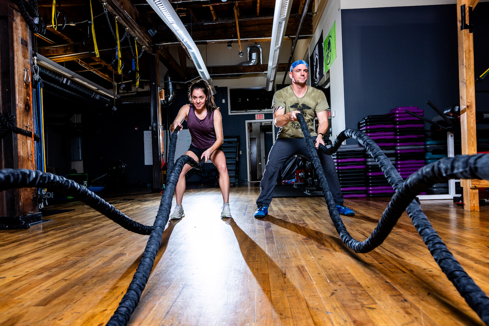 Battle ropes class